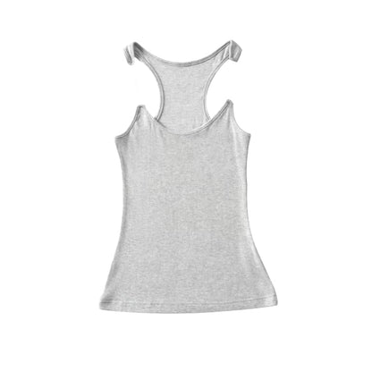 Invisible Strap Ribbed Cotton Tank Top | Jenny