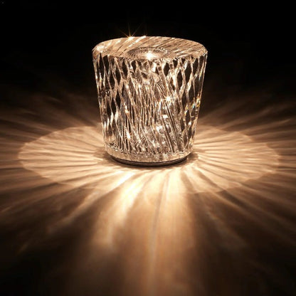 Variant image for Modern Bedside Lamp LED Crystal Design | Diamond Glow-2