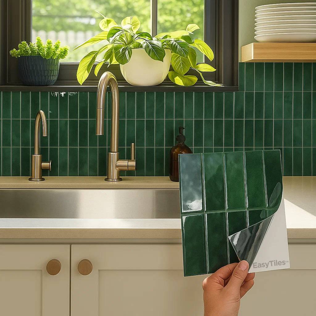 Adhesive Wall Tiles Vinyl Glossy | Home Decor Solution 2