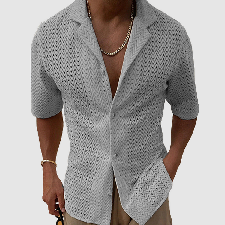 Men's ZigZag Design Shirt | Leonel