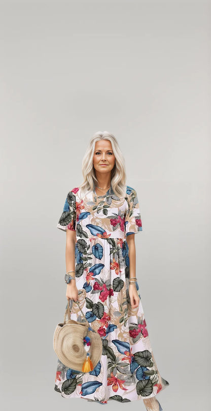 Floral Print Maxi Dress | Winifred