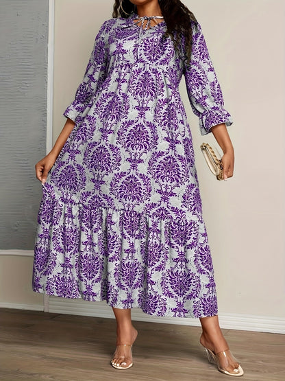 Boho Tiered Printed Maxi Dress | Selah