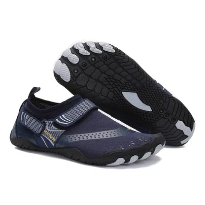 Men Hiking Shoes Black Lightweight | Helge-1
