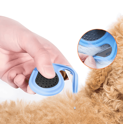 Dog Brush Deshedding Tool Anti-Slip Handle | Groomer-3