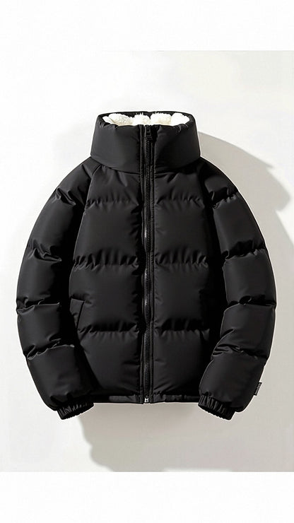 Men Insulated Sherpa-Lined Puffer Jacket | Cyrusteem