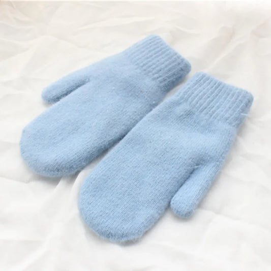 Women Soft Knit Mittens | Wilma