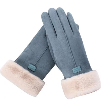 Women Elegant Faux Fur Winter Gloves | Marie