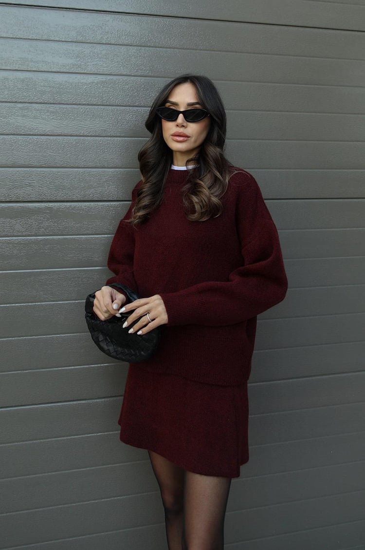 Chic Sweater & Skirt Set | Giselle