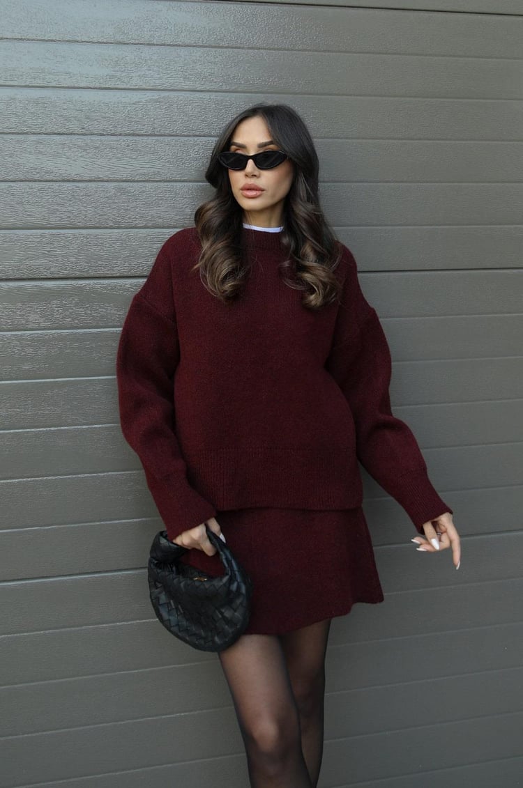 Chic Sweater & Skirt Set | Giselle