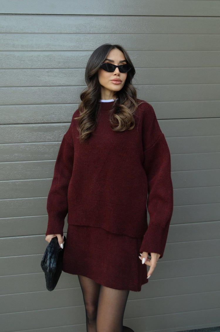 Chic Sweater & Skirt Set | Giselle