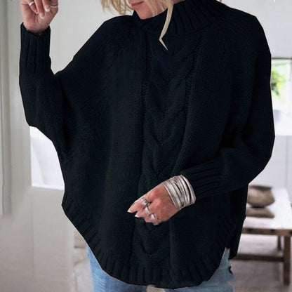 Women Chunky Knit Turtleneck Sweater | Kyra