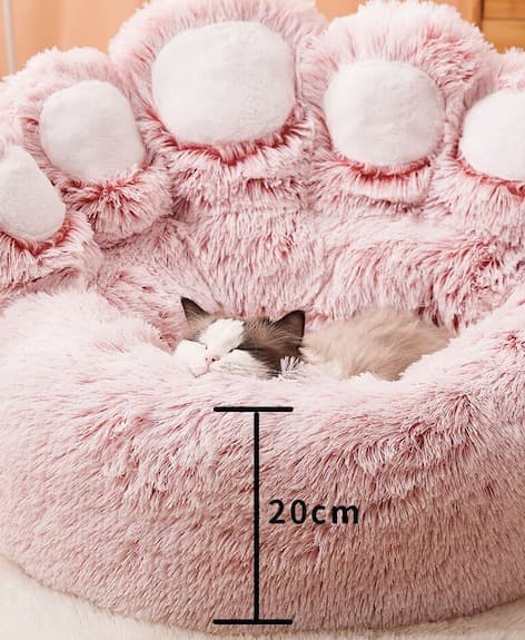 Pet Orthopedic Bed Gray Cotton | Cozy Haven-4