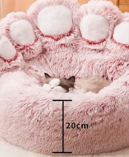 Pet Orthopedic Bed Gray Cotton | Cozy Haven-4