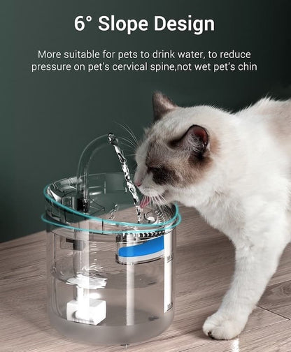 Pet Water Fountain Large Eco-Friendly Plastic | Bella-3