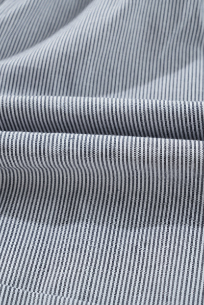 Women Romper Striped Cotton | Elegant Chic-5