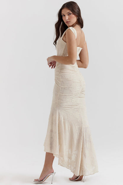 Lace Corset Maxi Dress | Vivienne