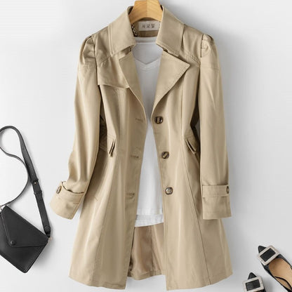 Women Elegant Tailored Trench Coat | Rhiannon