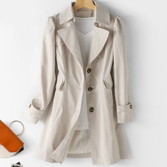 Women Elegant Tailored Trench Coat | Rhiannon