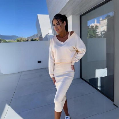 Chic Sweater Dress Set | Quirina