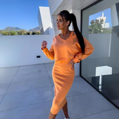 Chic Sweater Dress Set | Quirina
