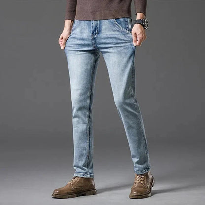 Men Classic Straight-Leg Denim Jeans | Yael
