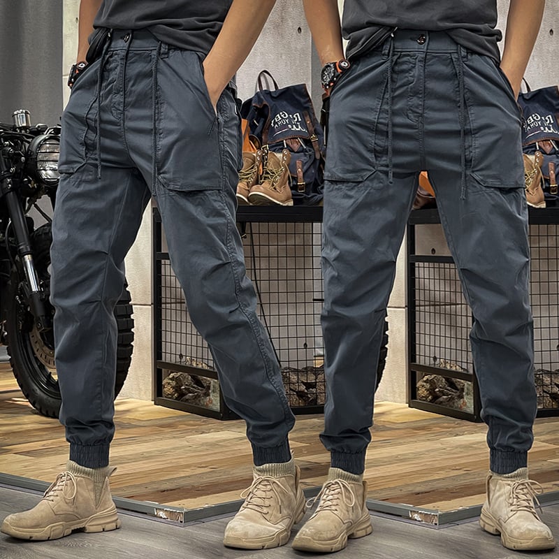 Men’s Summer Cargo Pants Gray