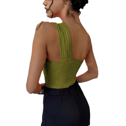 Women Jumpsuit Green Polyester | Urban Chic-3