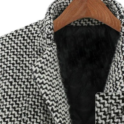 Women Wool Coat Black | Elegant Design-4