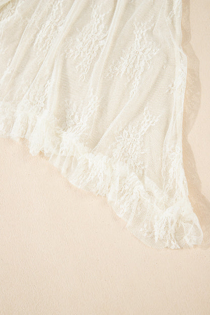 Women Lace Tiered Maxi Skirt | Maelira