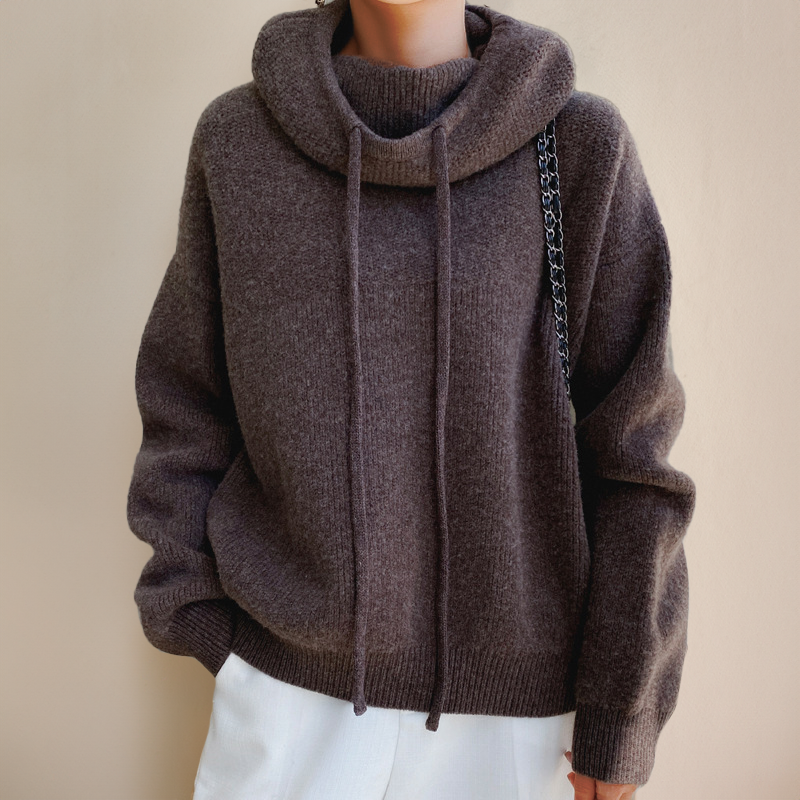 Women Cozy Knit Hoodie | Marlowe