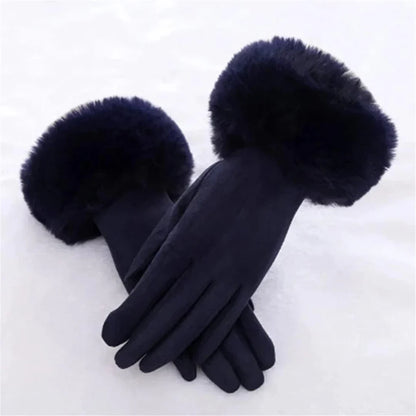 Women Luxurious Faux Fur Winter Gloves | Juliet