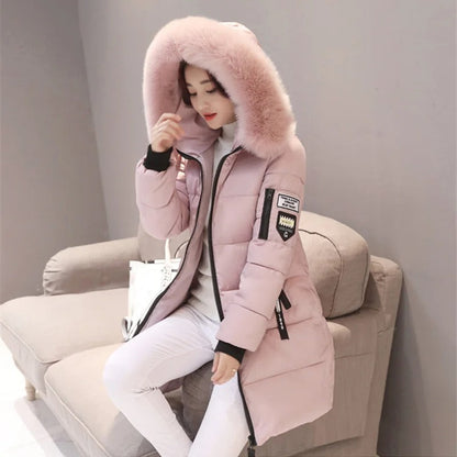 Luxury Faux Fur Hooded Puffer Coat | Jazara