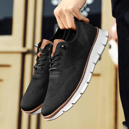 Men's Orthopaedic Shoes Black Leather | Blake-4