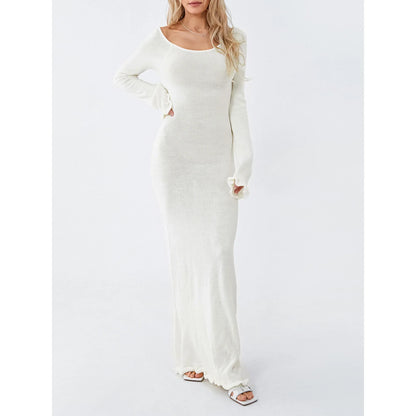 Women Ruffled Sleeve Maxi Dress | Annelise