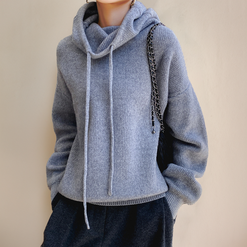 Women Cozy Knit Hoodie | Marlowe