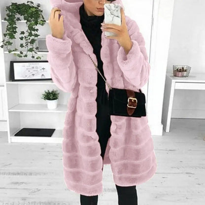 Luxe Faux Fur Coat | Adalyn