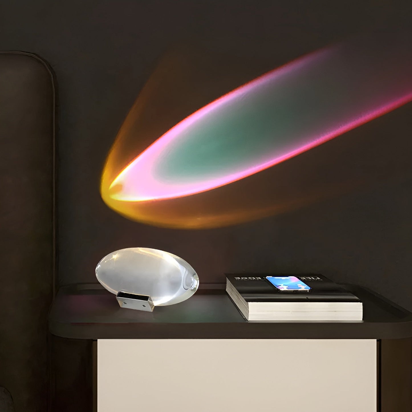 Crystal Table Lamp | Enchanting Light Show for Bedroom or Desk | Home Decor-3