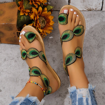 Bohemian Flat Sandals | Isolde