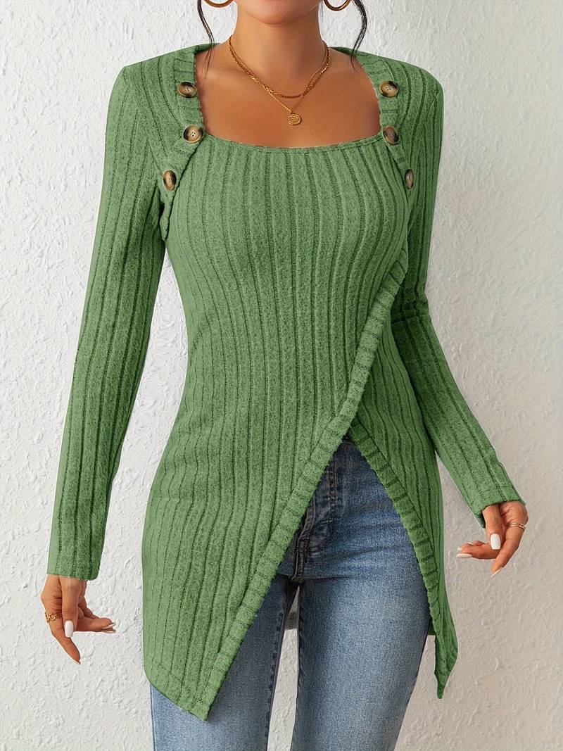 Women Sweater Black Knit | Catherine-5