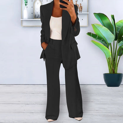 Elegant Wide-Leg Pantsuit | Nadira