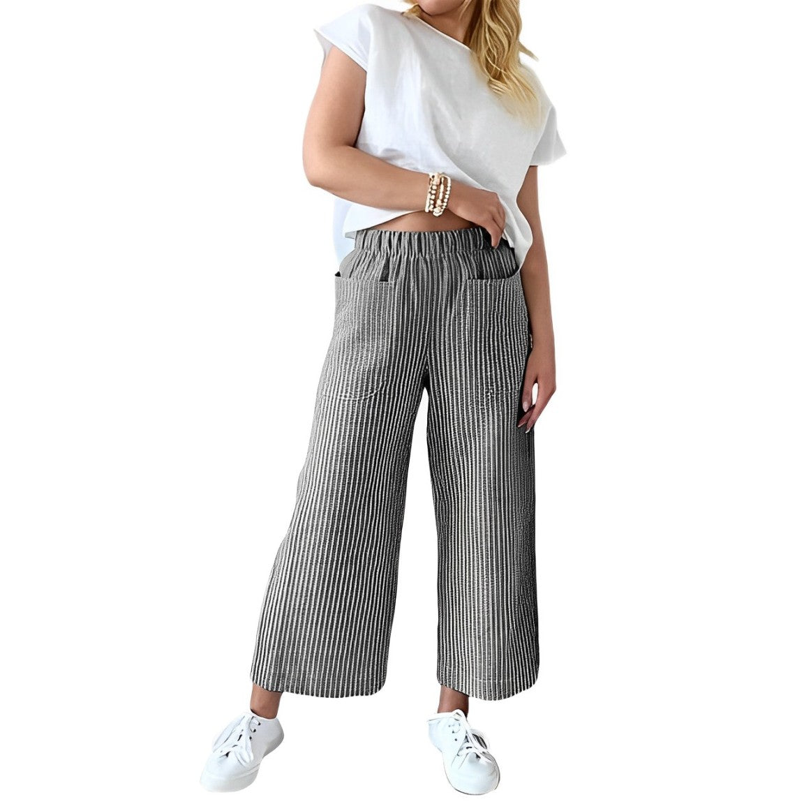 Relaxed Cotton Wide-Leg Pants | Eyre