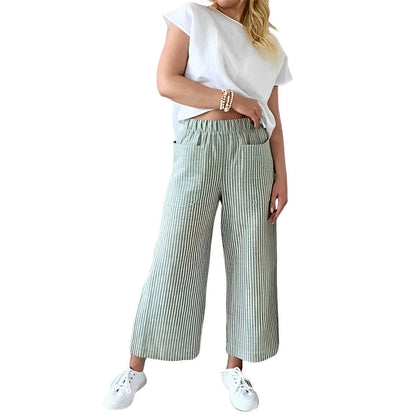 Relaxed Cotton Wide-Leg Pants | Eyre