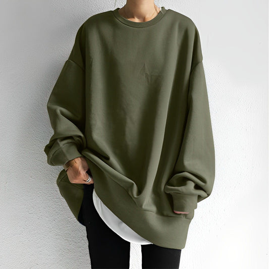 Women Oversized Pullover Sweatshirt | Maeva