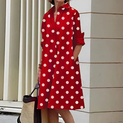 Variant image for Women Button-Down Dress Cotton | Summer Essential | Julie-33