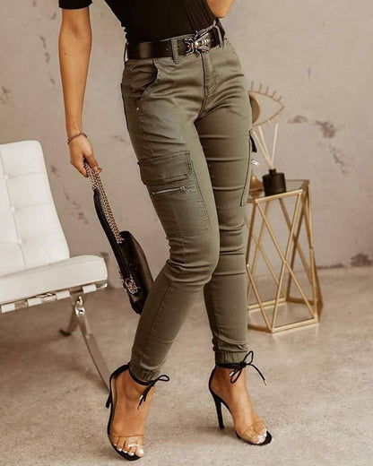 Slim Fit Cargo Pants | Tessa