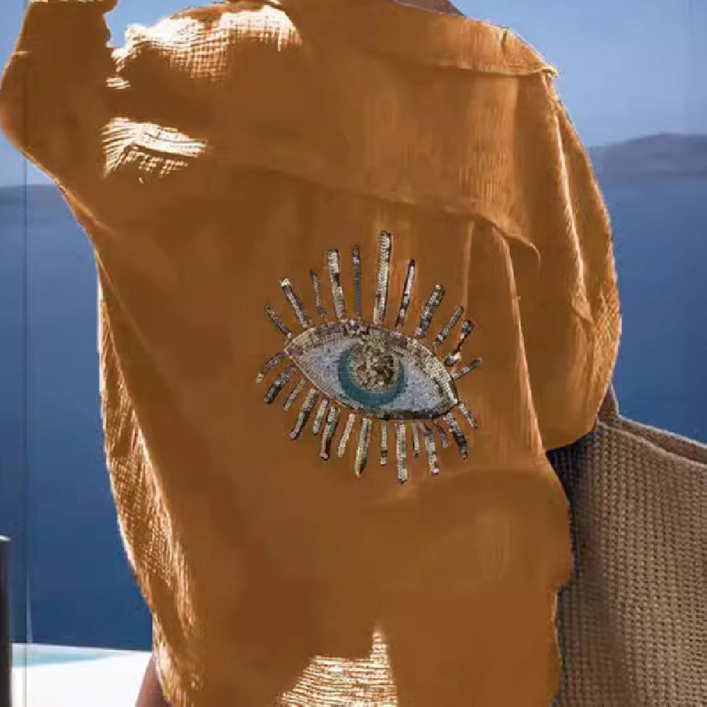Men Embroidered Oversized Shirt Dress | Ruth