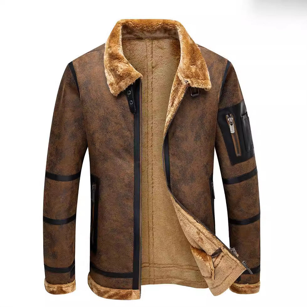 Men Vintage Aviator Jacket | Terrence