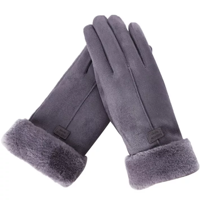 Women Elegant Faux Fur Winter Gloves | Marie
