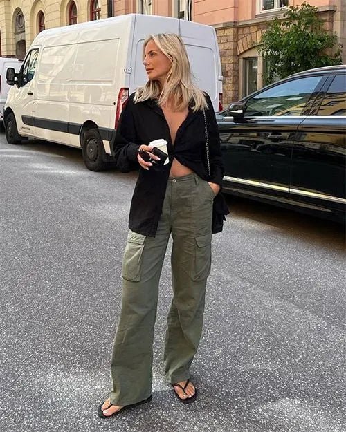 Hanna | High-Waisted Cargo Pants