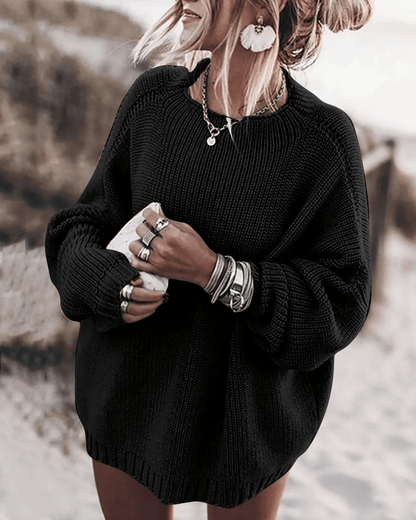 Women Cozy Oversized Knit Sweater | Beatrix